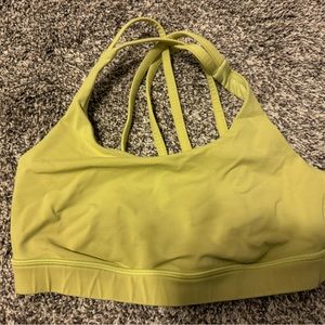 Lululemon Energy Sports Bra. Neon yellow green.